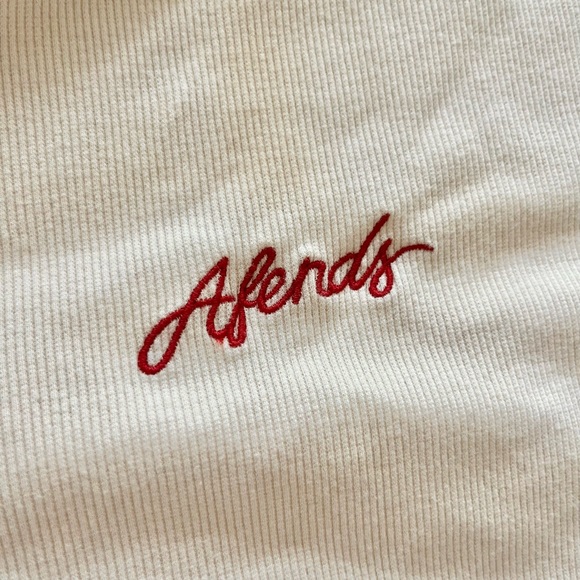 Princess Polly Cream Crop Tee by Afends - Picture 3 of 5